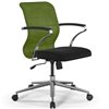 ErgoLife Sit 8 M4-8 (B23) - X2+UMF(X1) зеленый/черный, хром, с подлокотниками фото 3