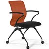ErgoLife Sit 8 M4-8 (F56) - X2+UMF(X1) оранжевый/черный, основание черное, с подлокотниками фото 1