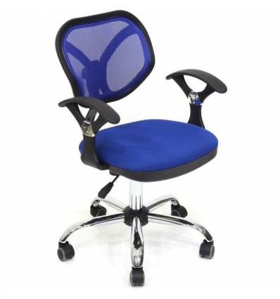 Кресло CHAIRMAN 380/TW10-TW05 для оператора, сетка/ткань, цвет синий