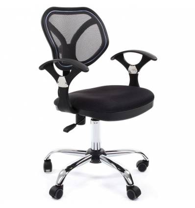 Кресло CHAIRMAN 380/TW11-TW01 для оператора, сетка/ткань, цвет черный