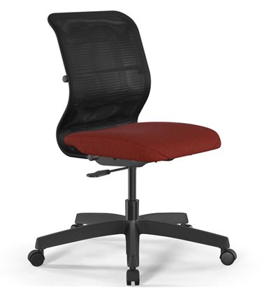 ErgoLife Sit 8 M4-9 (B02) - X2+Bahama черный/красный, пластик, без подлокотников