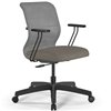 ErgoLife Sit 8 M4-9 (B02) - X2+Bahama серый/песочный, пластик, с подлокотниками фото 5