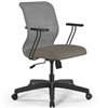 ErgoLife Sit 8 M4-9 (B02) - X2+Bahama серый/песочный, пластик, с подлокотниками фото 7