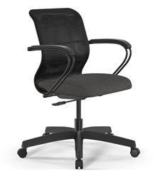 ErgoLife Sit 8 M4-9 (B02) - X2+Bahama черный/темно-серый, пластик, с подлокотниками
