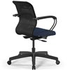 ErgoLife Sit 8 M4-9 (B02) - X2+Bahama черный/синий, пластик, с подлокотниками фото 2