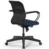 ErgoLife Sit 8 M4-9 (B02) - X2+Bahama черный/синий, пластик, с подлокотниками фото 4