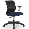 ErgoLife Sit 8 M4-9 (B02) - X2+Bahama черный/синий, пластик, с подлокотниками фото 5