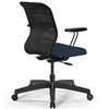 ErgoLife Sit 8 M4-9 (B02) - X2+Bahama черный/синий, пластик, с подлокотниками фото 6