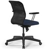 ErgoLife Sit 8 M4-9 (B02) - X2+Bahama черный/синий, пластик, с подлокотниками фото 8