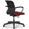 ErgoLife Sit 8 M4-9 (B02) - X2+Bahama черный/красный, пластик, с подлокотниками фото 2