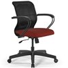 ErgoLife Sit 8 M4-9 (B02) - X2+Bahama черный/красный, пластик, с подлокотниками фото 3