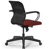 ErgoLife Sit 8 M4-9 (B02) - X2+Bahama черный/красный, пластик, с подлокотниками фото 4