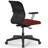 ErgoLife Sit 8 M4-9 (B02) - X2+Bahama черный/красный, пластик, с подлокотниками фото 6