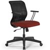 ErgoLife Sit 8 M4-9 (B02) - X2+Bahama черный/красный, пластик, с подлокотниками фото 7
