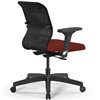 ErgoLife Sit 8 M4-9 (B02) - X2+Bahama черный/красный, пластик, с подлокотниками фото 10