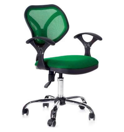 Кресло CHAIRMAN 380/TW18-TW03 для оператора, сетка/ткань, цвет зеленый