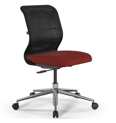 ErgoLife Sit 8 M4-9 (B23) - X2+Bahama черный/красный, хром, без подлокотников