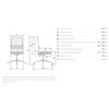 ErgoLife Sit 8 M4-9 (B23) - X2+Extra темно-коричневый, хром, без подлокотников фото 5