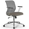 ErgoLife Sit 8 M4-9 (B23) - X2+Bahama серый/песочный, хром, с подлокотниками фото 7