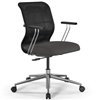 ErgoLife Sit 8 M4-9 (B23) - X2+Bahama черный/темно-серый, хром, с подлокотниками фото 5