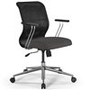 ErgoLife Sit 8 M4-9 (B23) - X2+Bahama черный/темно-серый, хром, с подлокотниками фото 7