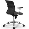 ErgoLife Sit 8 M4-9 (B23) - X2+Bahama черный/темно-серый, хром, с подлокотниками фото 8