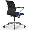 ErgoLife Sit 8 M4-9 (B23) - X2+Bahama черный/синий, хром, с подлокотниками фото 2