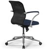 ErgoLife Sit 8 M4-9 (B23) - X2+Bahama черный/синий, хром, с подлокотниками фото 4