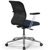 ErgoLife Sit 8 M4-9 (B23) - X2+Bahama черный/синий, хром, с подлокотниками фото 6