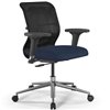 ErgoLife Sit 8 M4-9 (B23) - X2+Bahama черный/синий, хром, с подлокотниками фото 9