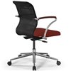 ErgoLife Sit 8 M4-9 (B23) - X2+Bahama черный/красный, хром, с подлокотниками фото 2