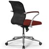 ErgoLife Sit 8 M4-9 (B23) - X2+Bahama черный/красный, хром, с подлокотниками фото 4