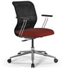 ErgoLife Sit 8 M4-9 (B23) - X2+Bahama черный/красный, хром, с подлокотниками фото 5