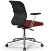 ErgoLife Sit 8 M4-9 (B23) - X2+Bahama черный/красный, хром, с подлокотниками фото 6