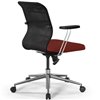 ErgoLife Sit 8 M4-9 (B23) - X2+Bahama черный/красный, хром, с подлокотниками фото 8