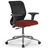 ErgoLife Sit 8 M4-9 (B23) - X2+Bahama черный/красный, хром, с подлокотниками фото 9