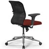 ErgoLife Sit 8 M4-9 (B23) - X2+Bahama черный/красный, хром, с подлокотниками фото 12