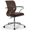 ErgoLife Sit 8 M4-9 (B23) - X2+Extra темно-коричневый, хром, с подлокотниками фото 1