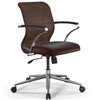 ErgoLife Sit 8 M4-9 (B23) - X2+Extra темно-коричневый, хром, с подлокотниками фото 3