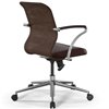 ErgoLife Sit 8 M4-9 (B23) - X2+Extra темно-коричневый, хром, с подлокотниками фото 4