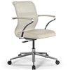 ErgoLife Sit 8 M4-9 (B23) - X2+Extra молочный, хром, с подлокотниками фото 1