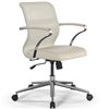 ErgoLife Sit 8 M4-9 (B23) - X2+Extra молочный, хром, с подлокотниками фото 3