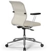 ErgoLife Sit 8 M4-9 (B23) - X2+Extra молочный, хром, с подлокотниками фото 6