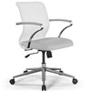 ErgoLife Sit 8 M4-9 (B23) - X2+Extra белый, хром, с подлокотниками фото 3