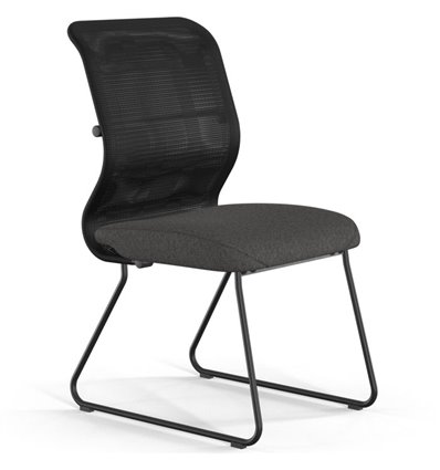 ErgoLife Sit 8 M4-9 (F57) - X2+Bahama черный/темно-серый, основание черное, без подлокотников