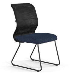 Кресло эргономичное ErgoLife Sit 8 M4-9 (F57) - X2+Bahama черный/синий, основание черное, без подлокотников фото 1