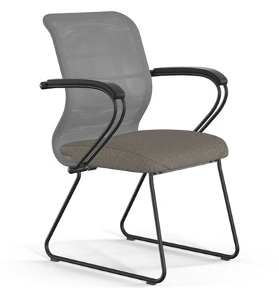 ErgoLife Sit 8 M4-9 (F57) - X2+Bahama серый/песочный, основание черное, с подлокотниками
