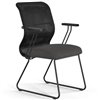 ErgoLife Sit 8 M4-9 (F57) - X2+Bahama черный/темно-серый, основание черное, с подлокотниками фото 3