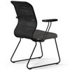 ErgoLife Sit 8 M4-9 (F57) - X2+Bahama черный/темно-серый, основание черное, с подлокотниками фото 4