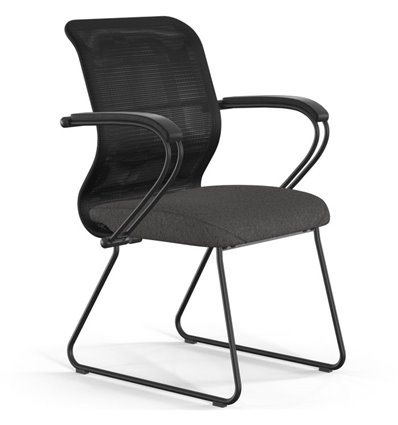 ErgoLife Sit 8 M4-9 (F57) - X2+Bahama черный/темно-серый, основание черное, с подлокотниками